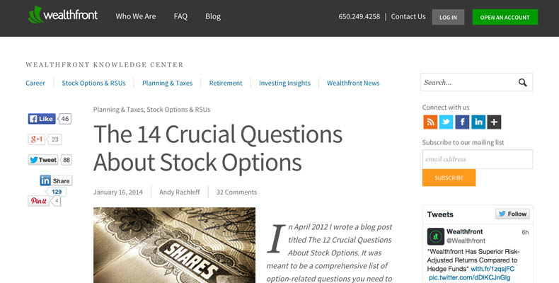 How many stock options startup