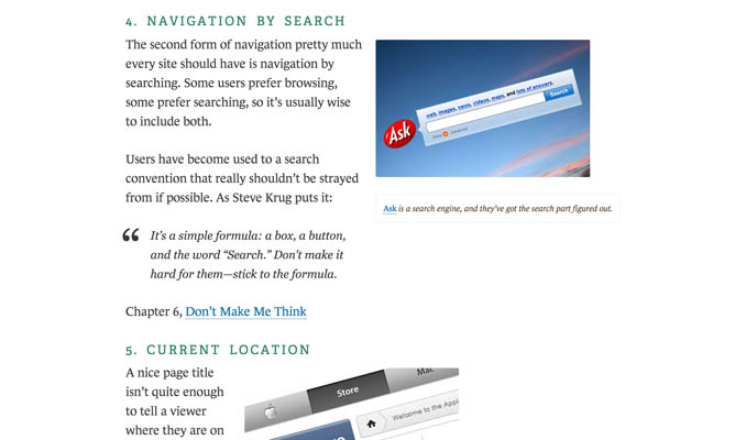 Quick Usability Checklist