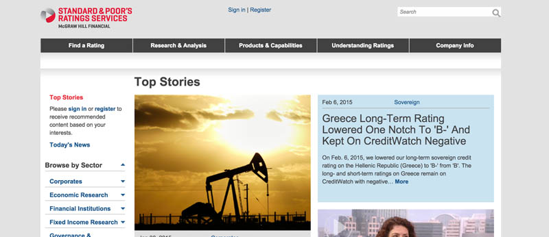 Standard & Poor's Ratings Services