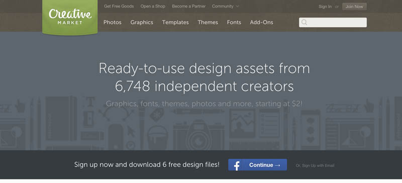 Creative Market - Handcrafted Fonts, Graphics, Themes and More