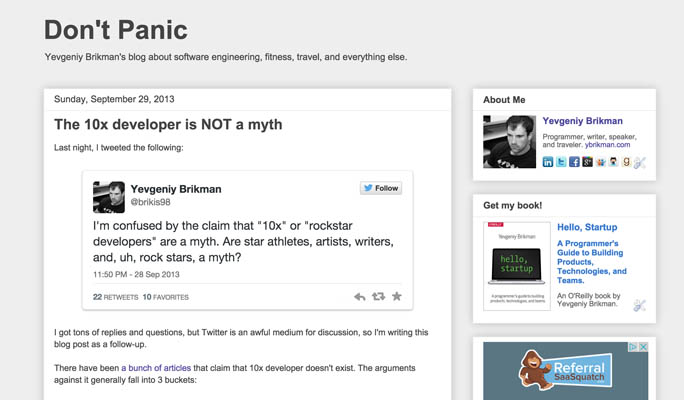 The 10x developer is NOT a myth