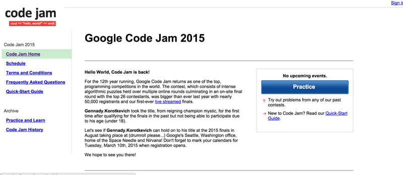 Google CodeJam