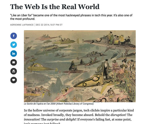 The Web is the Real World