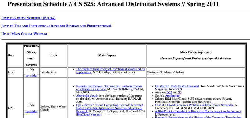 Advanced Distributed Systems